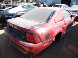 2003 FORD MUSTANG COUPE GT RED 4.6 MT 